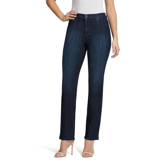 Gloria Vanderbilt Amanda 10/33 Long High-Rise Tapered 10L Pants Supreme Stretch - Picture 1 of 13